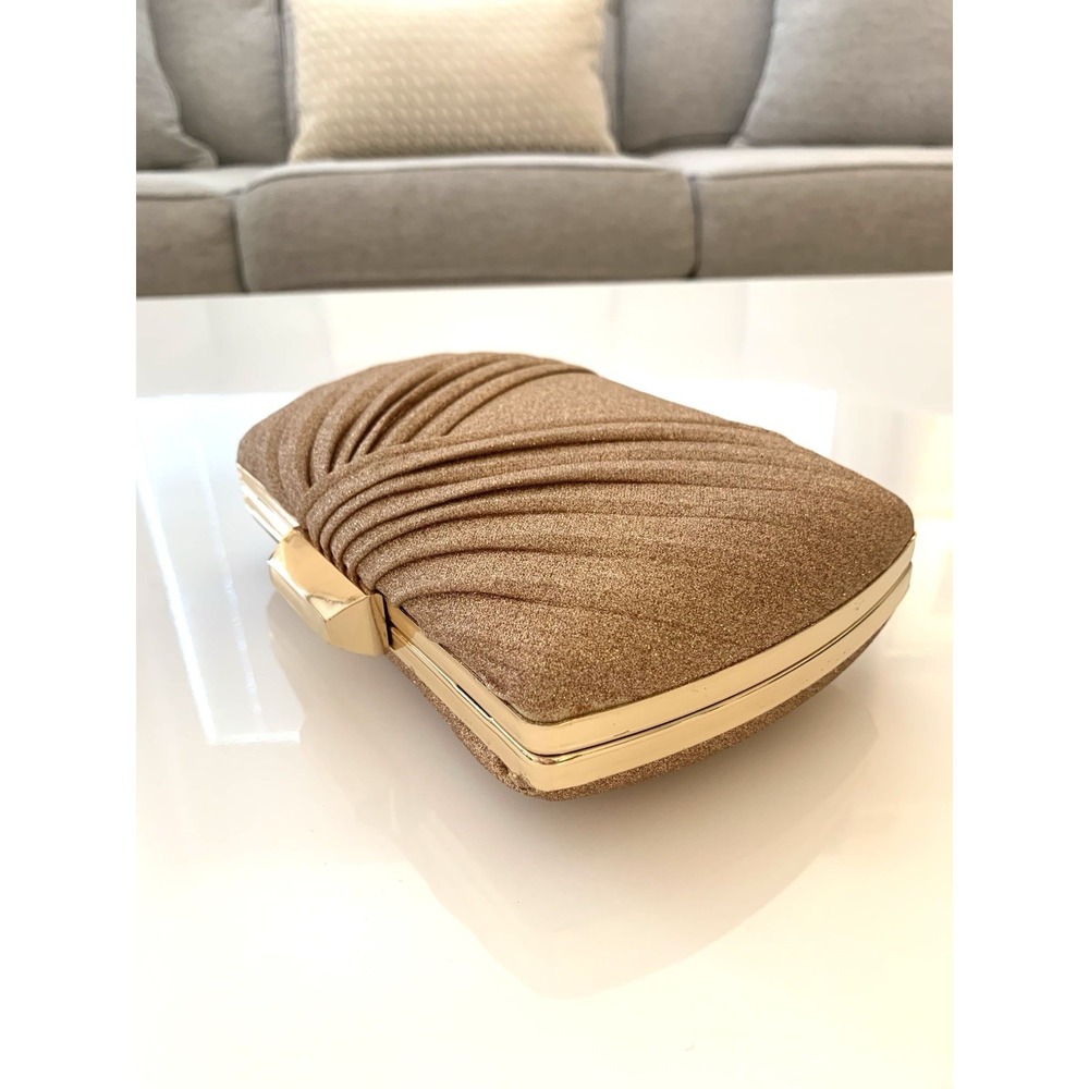 Miztique Clutch Purse ~ Gold Clasp ~ Pretty Evening Bag!